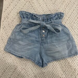 American Eagle Button Bow Tie Shorts